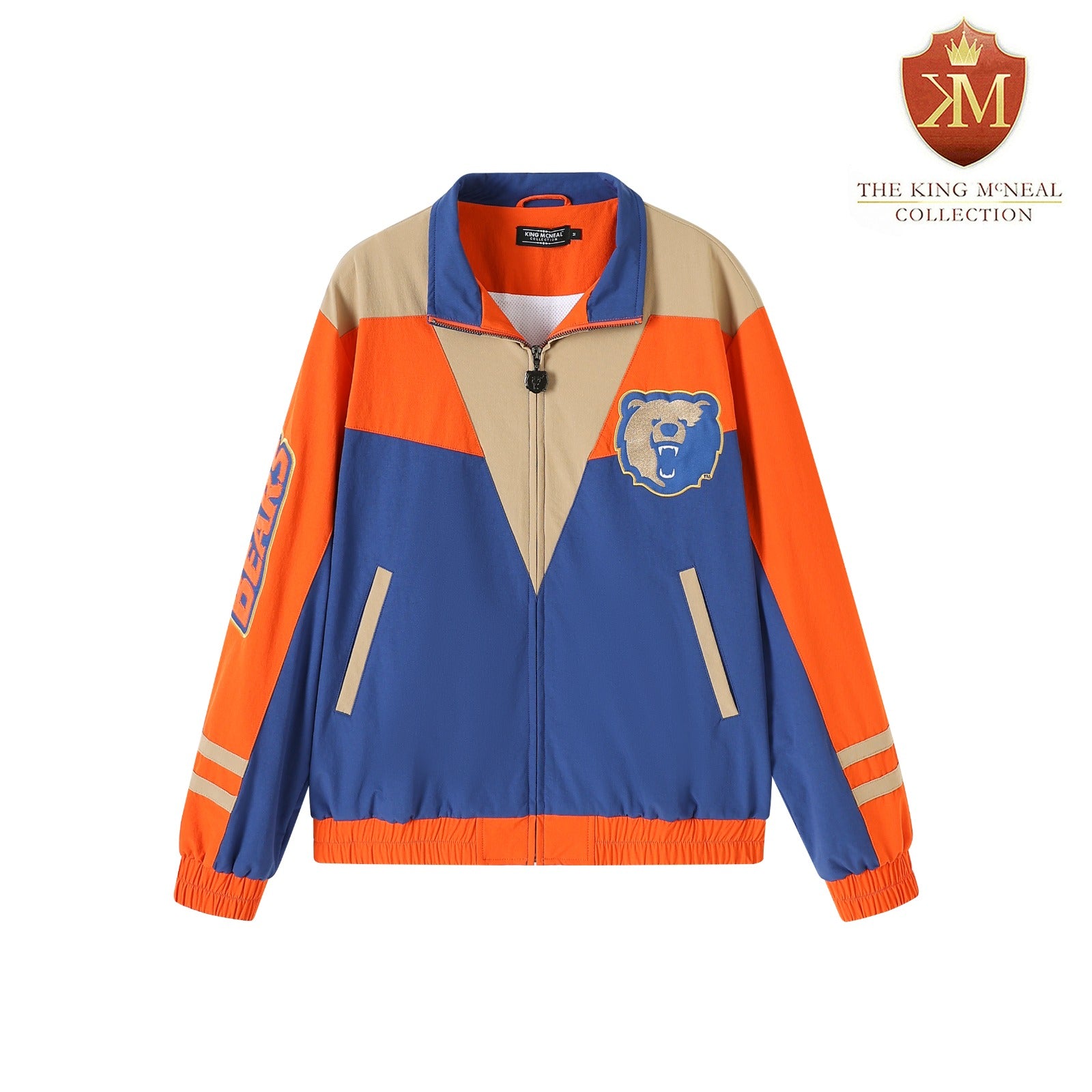 Morgan State Blue Full Zip Windbreaker Tech