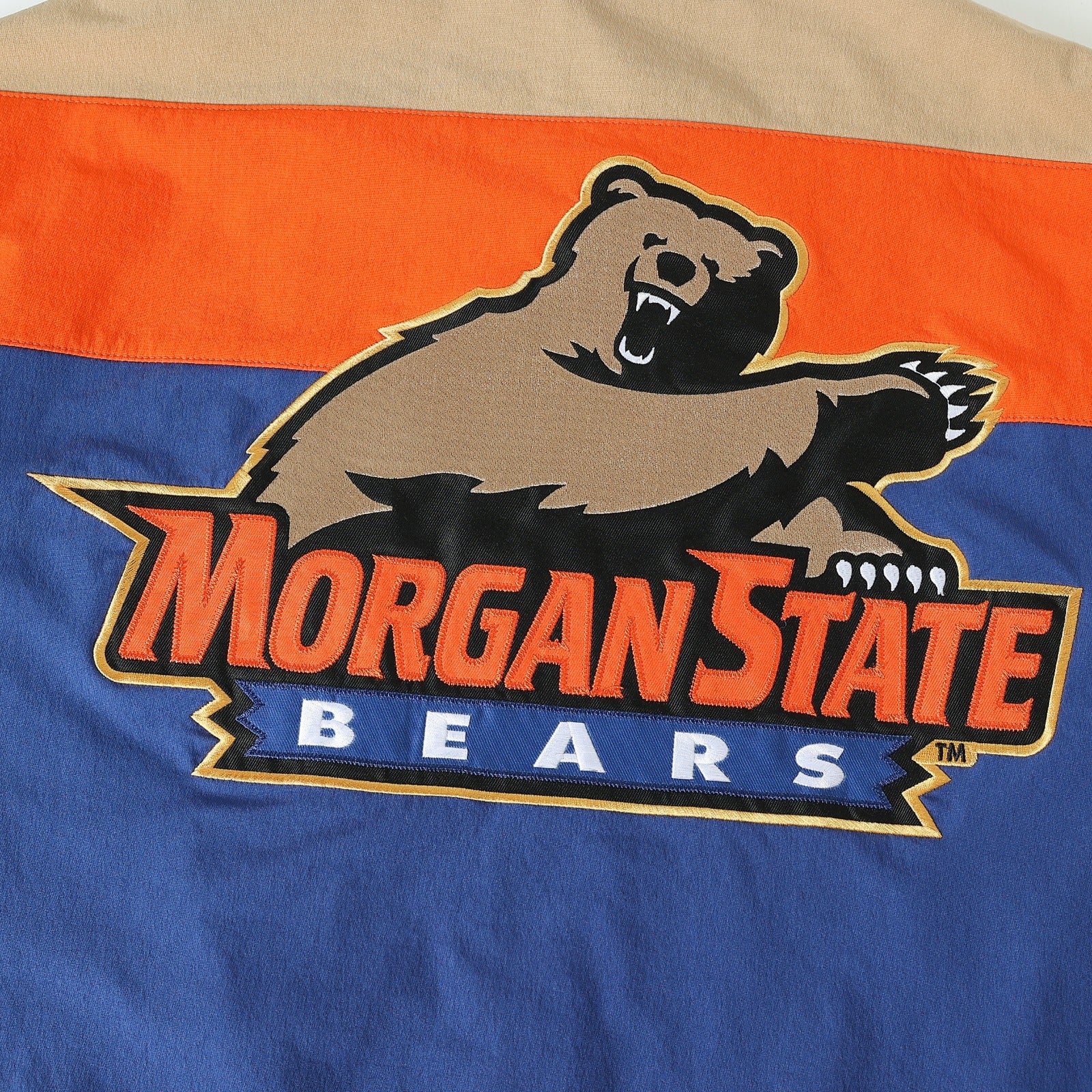 Morgan State Blue Full Zip Windbreaker Tech
