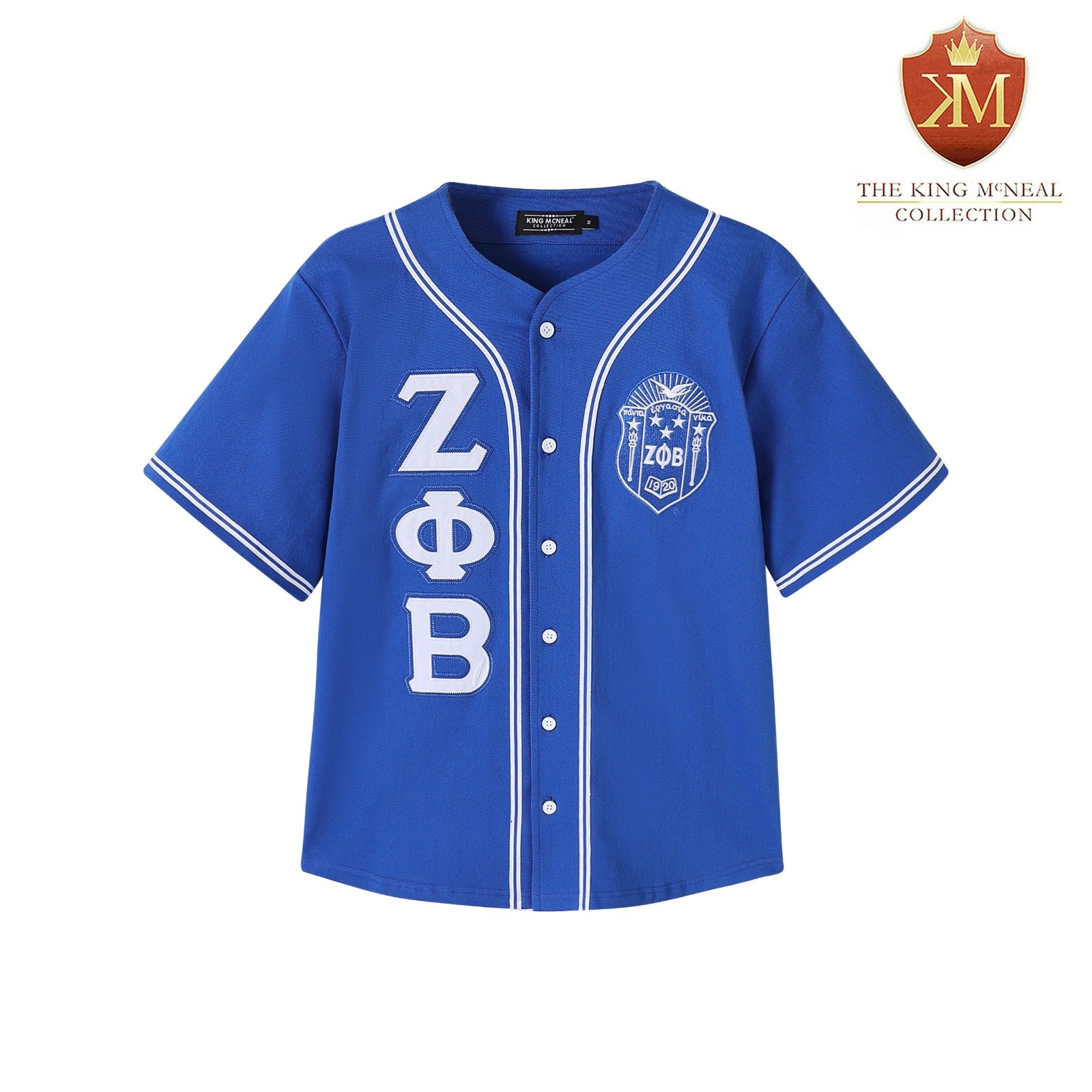 Zeta Blue Baseball Jersey