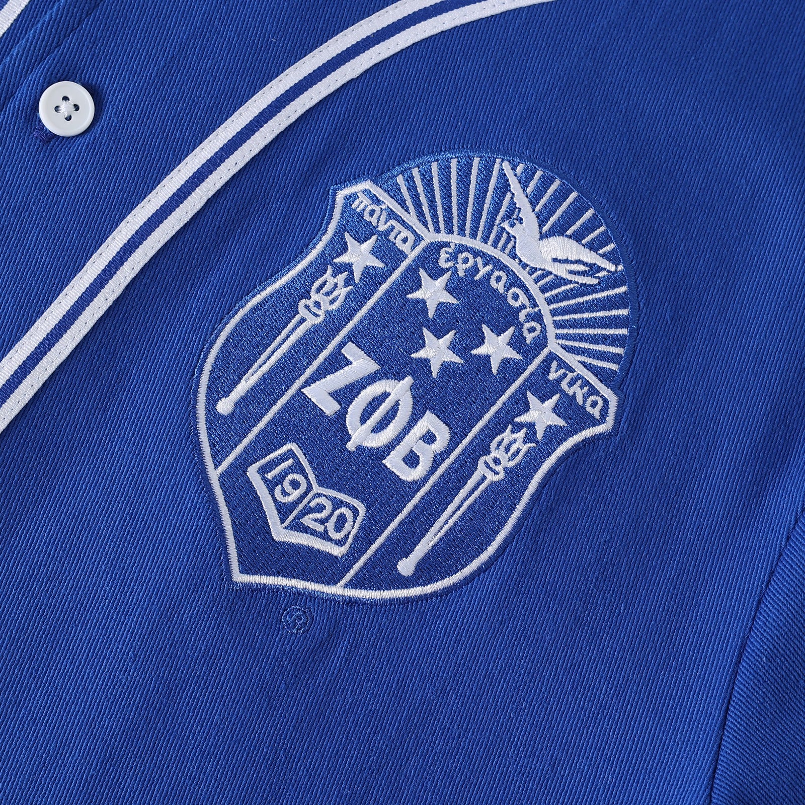 Zeta Blue Baseball Jersey