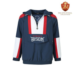 Howard University Blue Windbreaker Tech Pullover