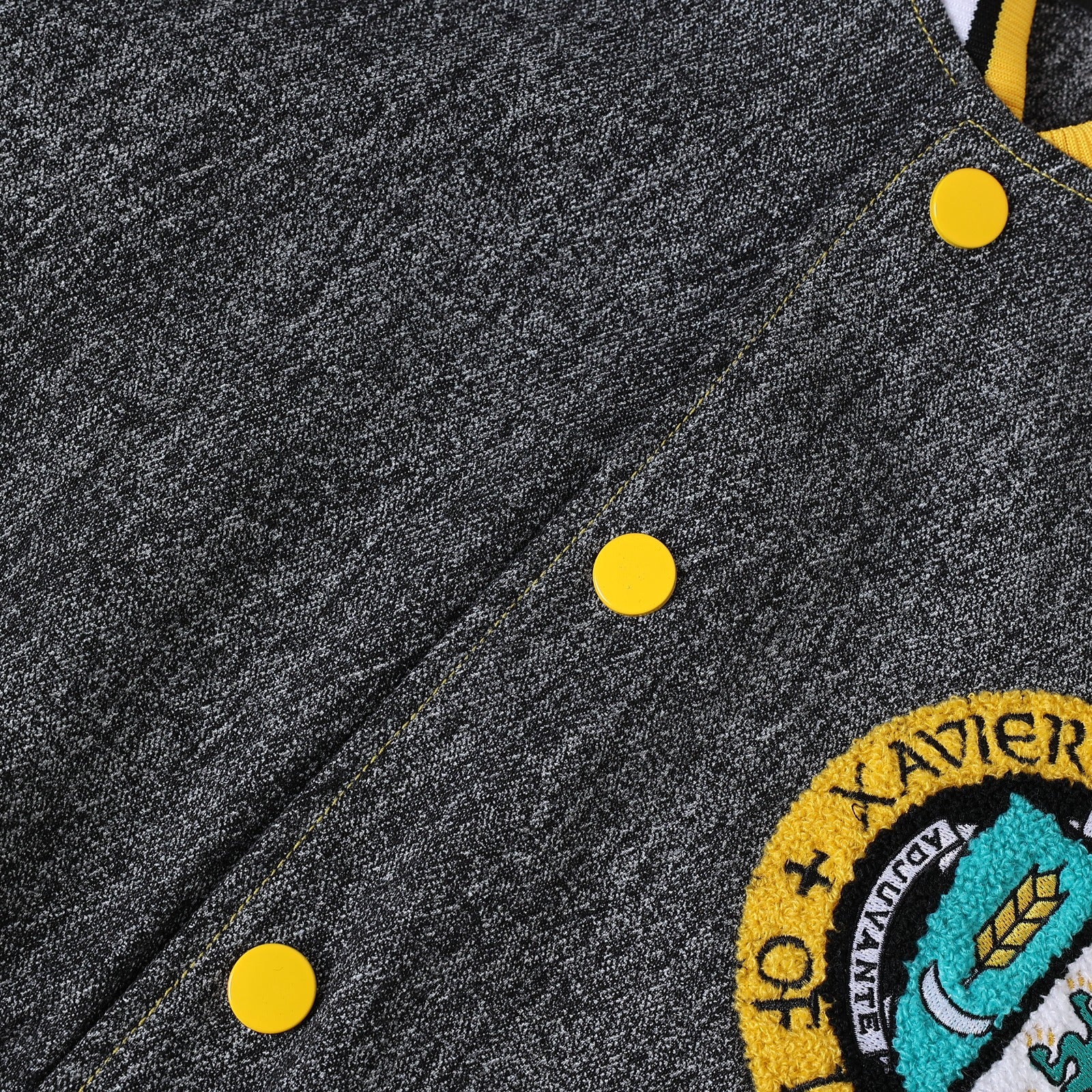 Xavier University (Louisiana) Black Denim Bomber Jacket