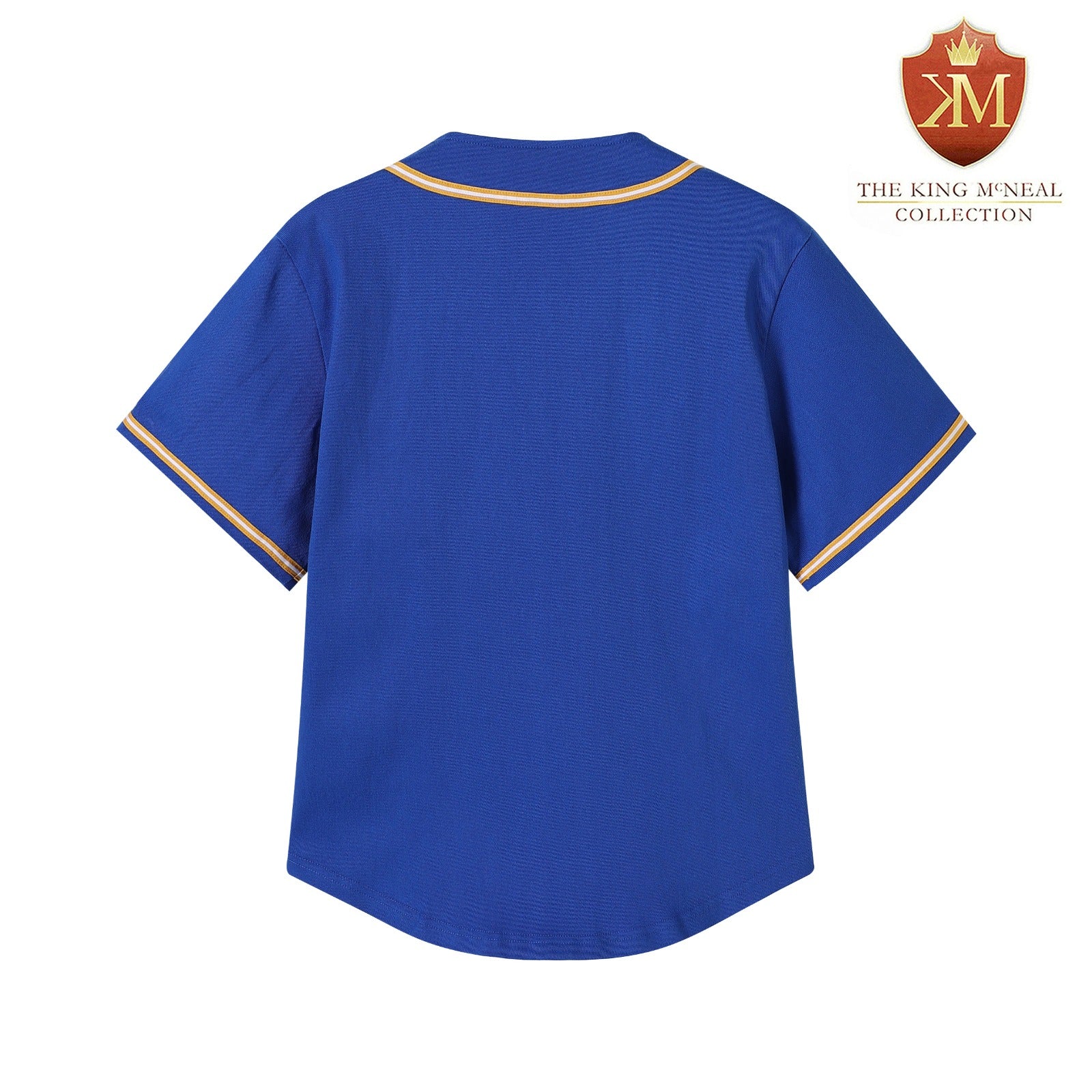 SGRHO Blue Button-Up Baseball Jersey