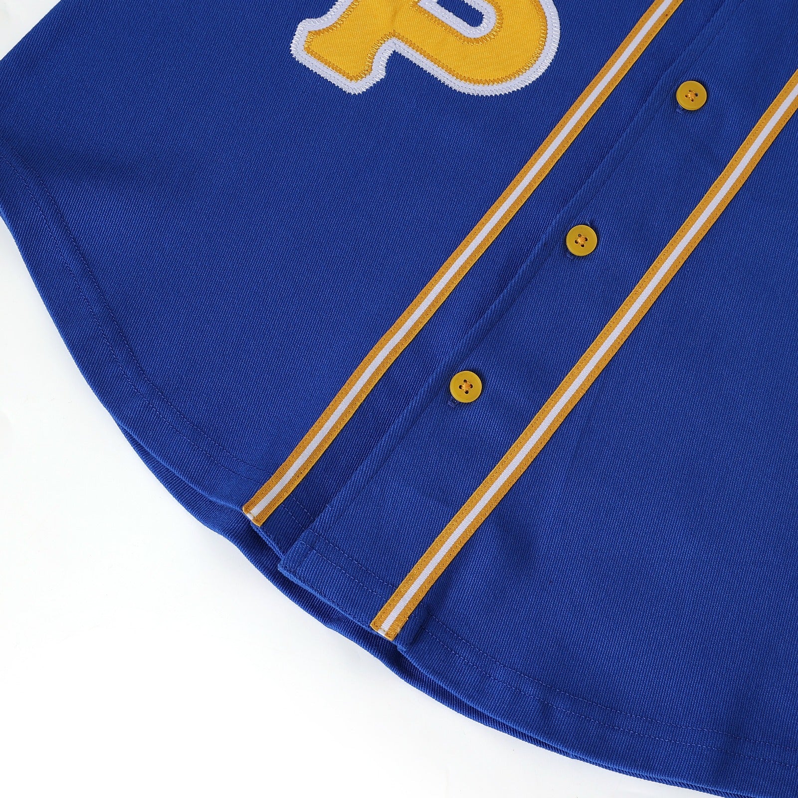 SGRHO Blue Button-Up Baseball Jersey