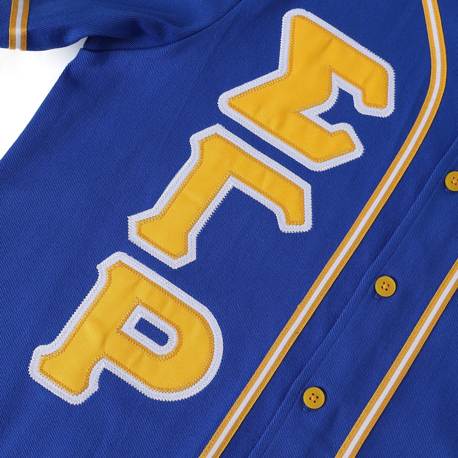SGRHO Blue Button-Up Baseball Jersey