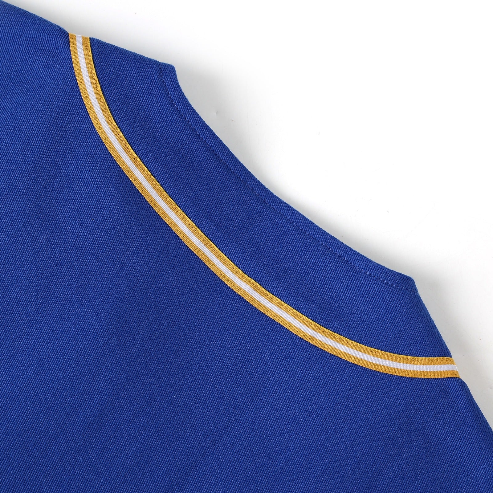 SGRHO Blue Button-Up Baseball Jersey