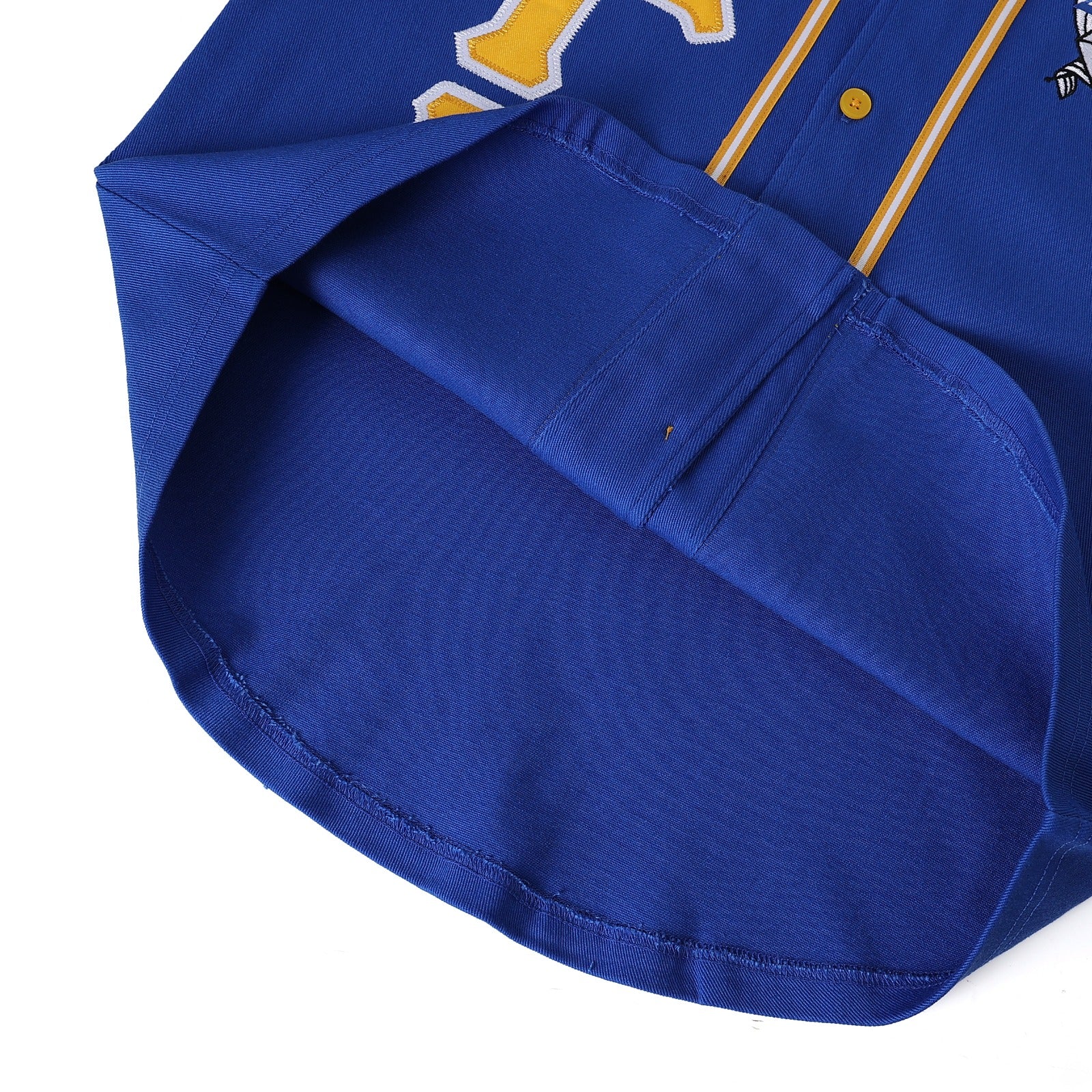 SGRHO Blue Button-Up Baseball Jersey