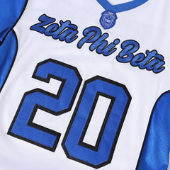 Zeta White Football Jersey II