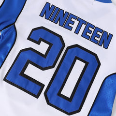 Zeta White Football Jersey II
