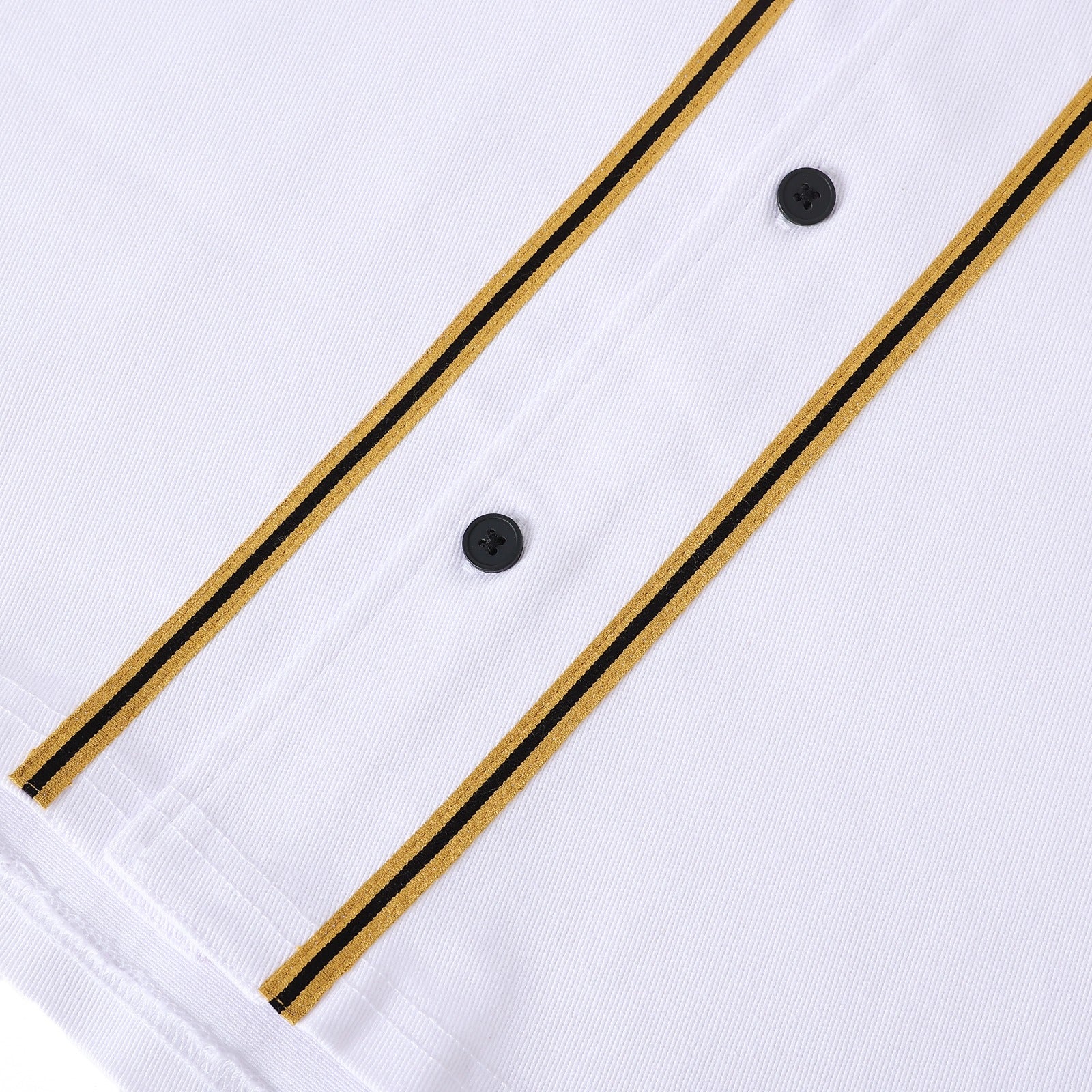 Alpha White Button-Up Baseball Jersey