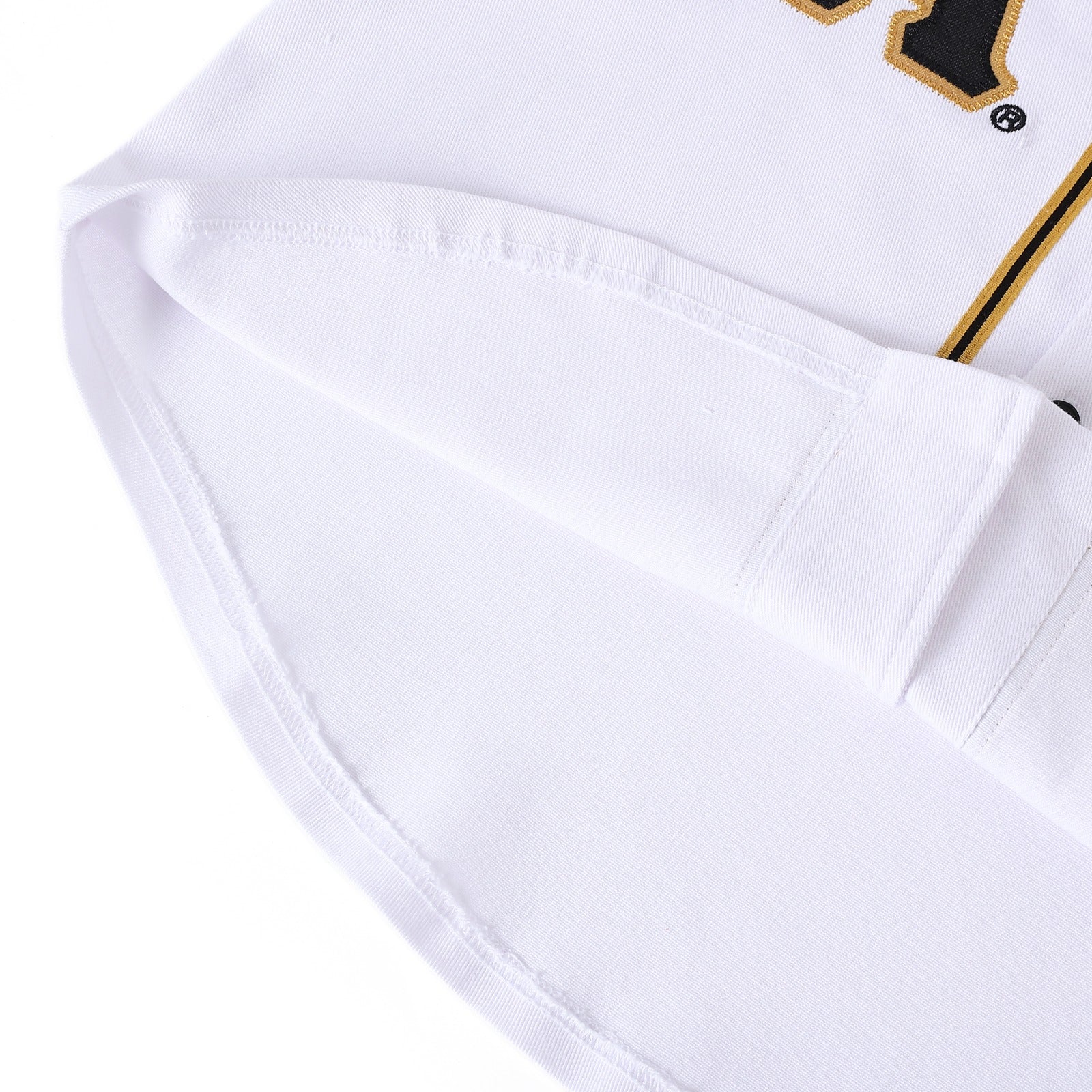 Alpha White Button-Up Baseball Jersey