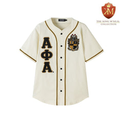 Alpha Neutral Button-Up Baseball Jersey