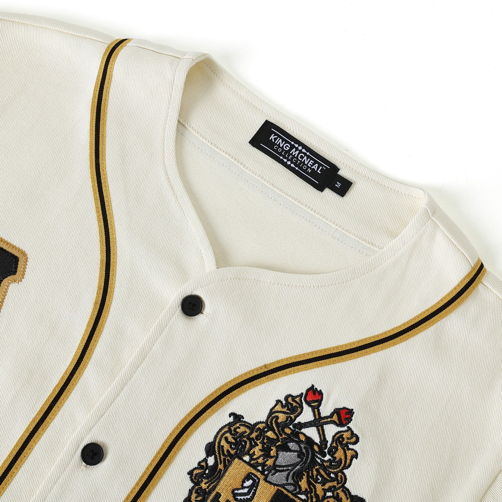 Alpha Neutral Button-Up Baseball Jersey