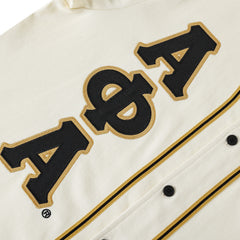 Alpha Neutral Button-Up Baseball Jersey