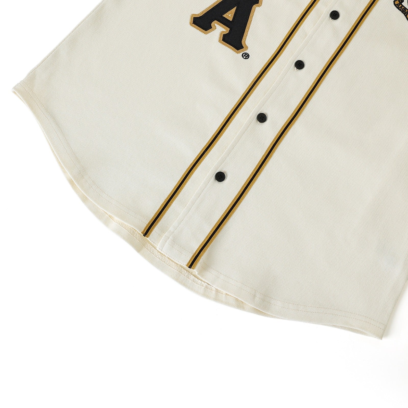 Alpha Neutral Button-Up Baseball Jersey