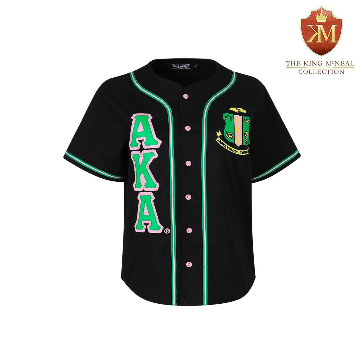 AKA Black Baseball Jersey