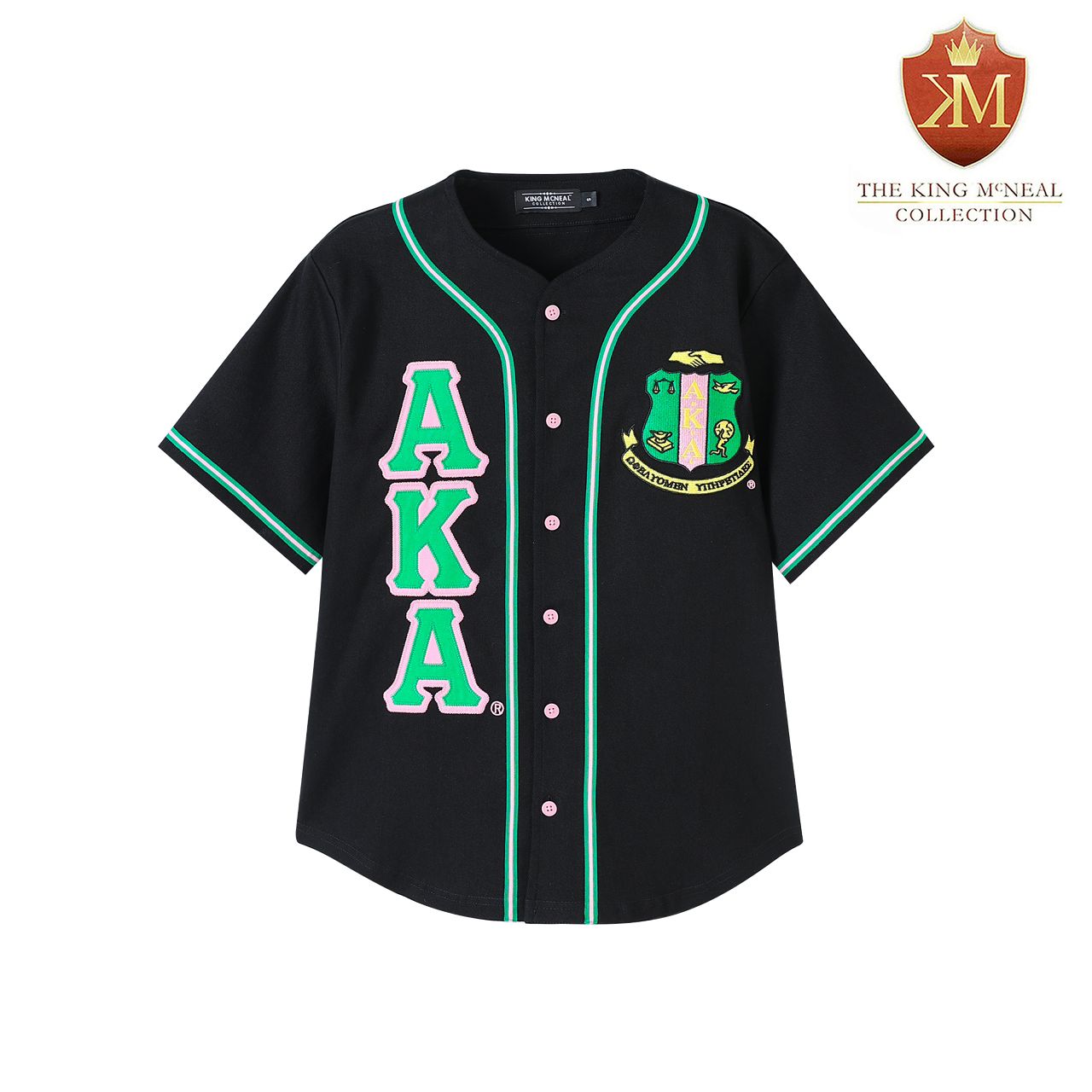 AKA Black Baseball Jersey
