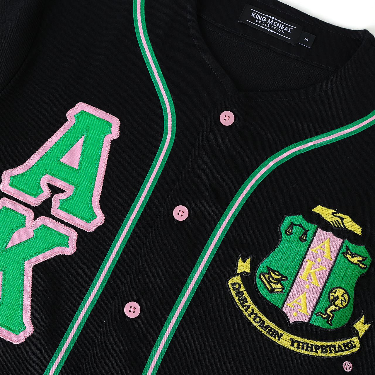 AKA Black Baseball Jersey