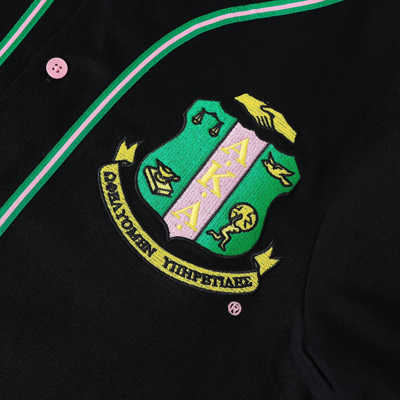 AKA Black Baseball Jersey