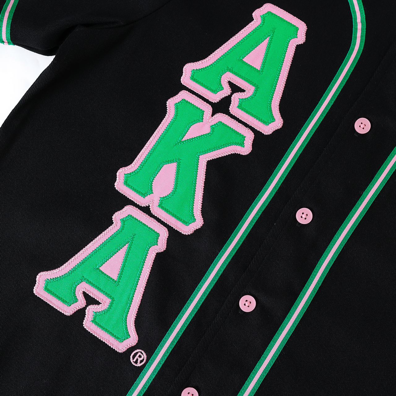 AKA Black Baseball Jersey