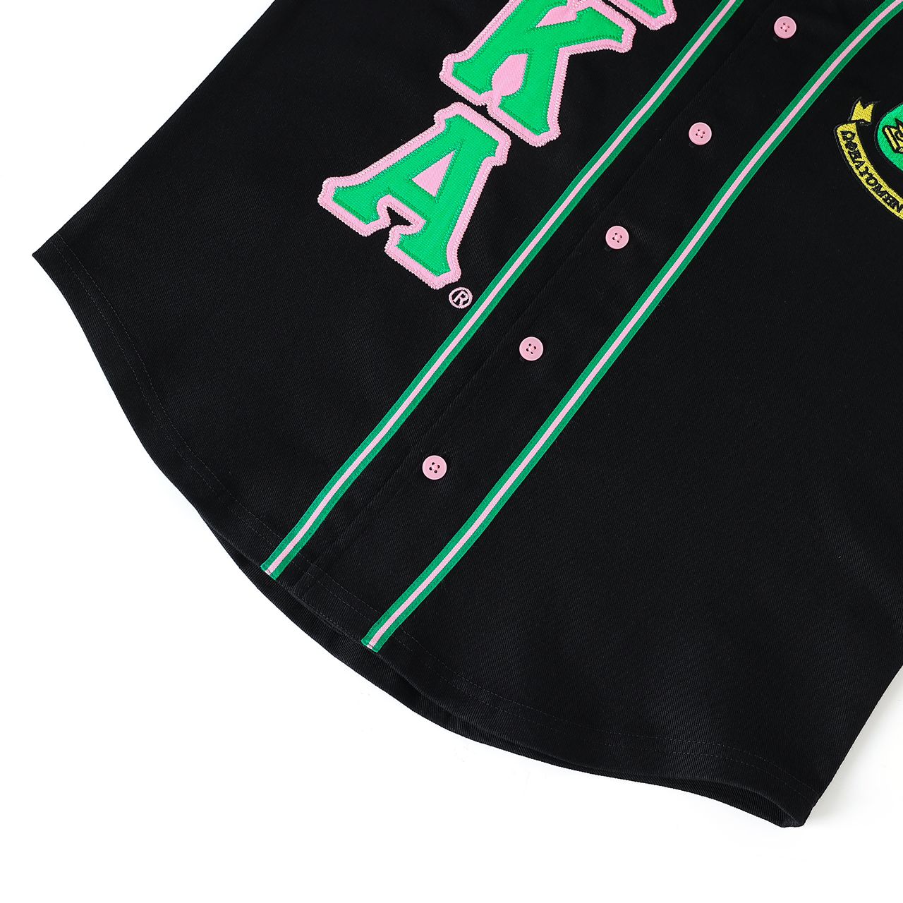 AKA Black Baseball Jersey