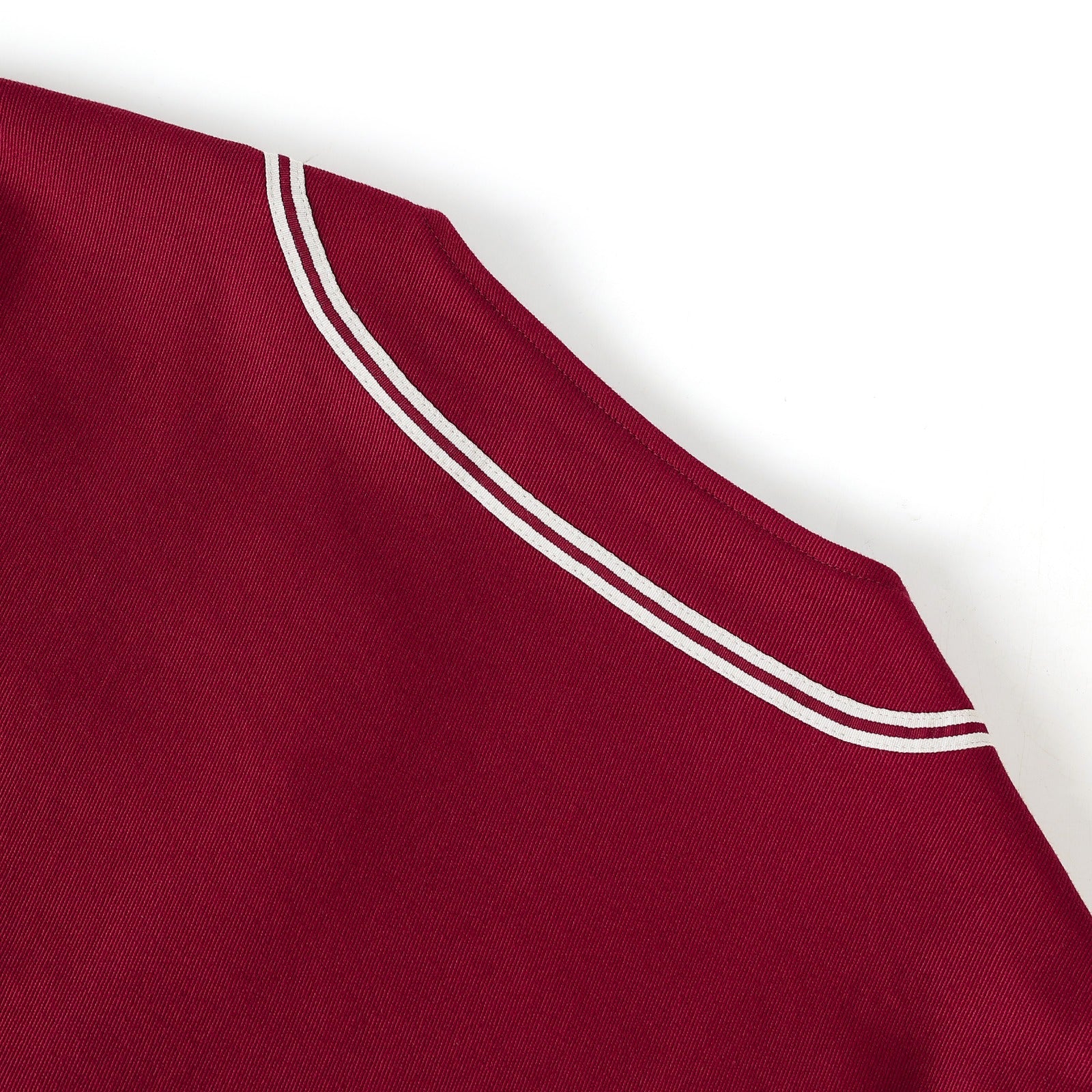 Kappa Crimson Button Up Baseball Jersey