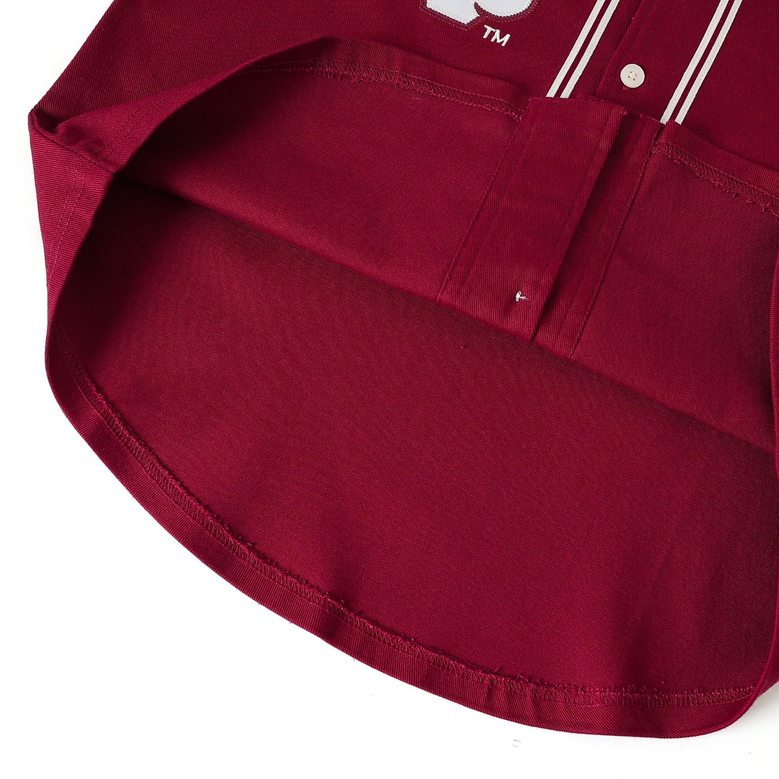 Kappa Crimson Button Up Baseball Jersey