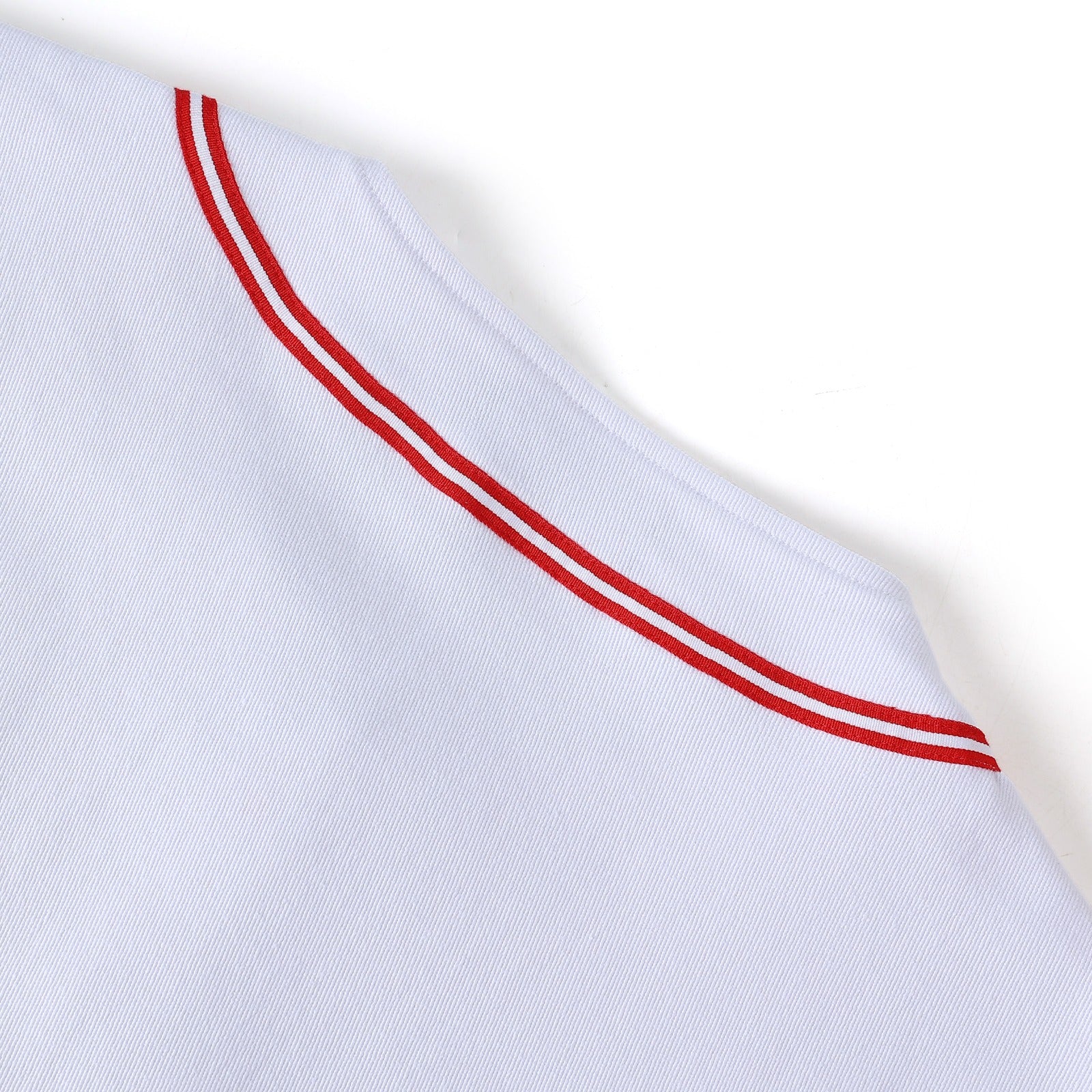 Kappa White Button Up Baseball Jersey