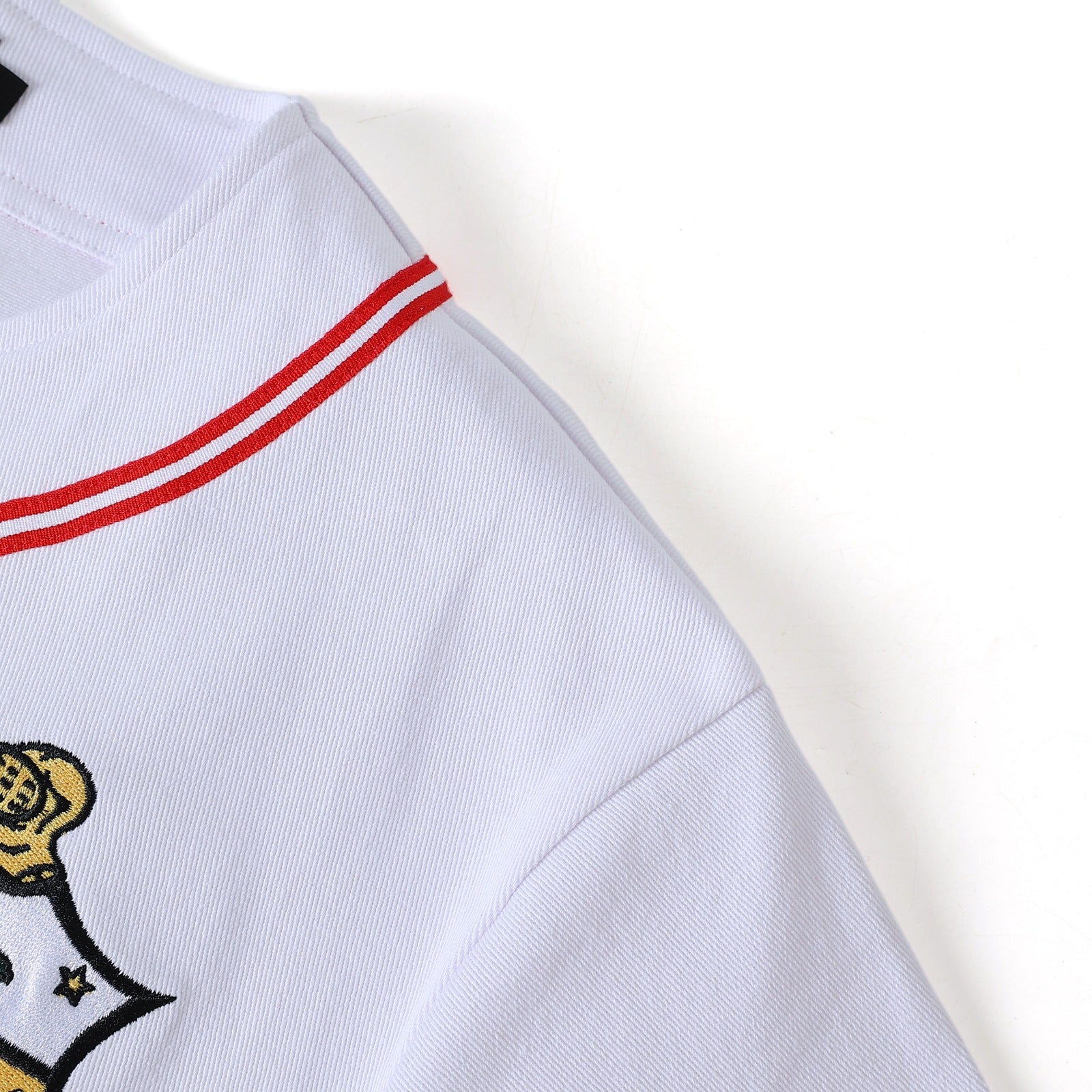 Kappa White Button Up Baseball Jersey