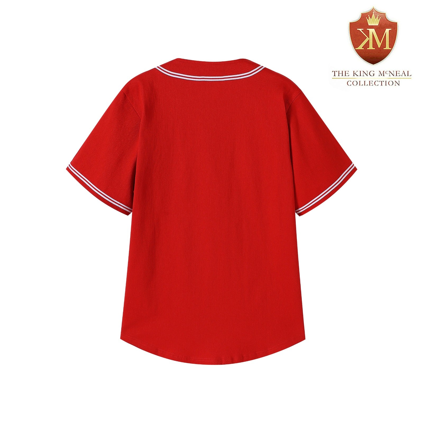 Kappa Red Button Up Baseball Jersey