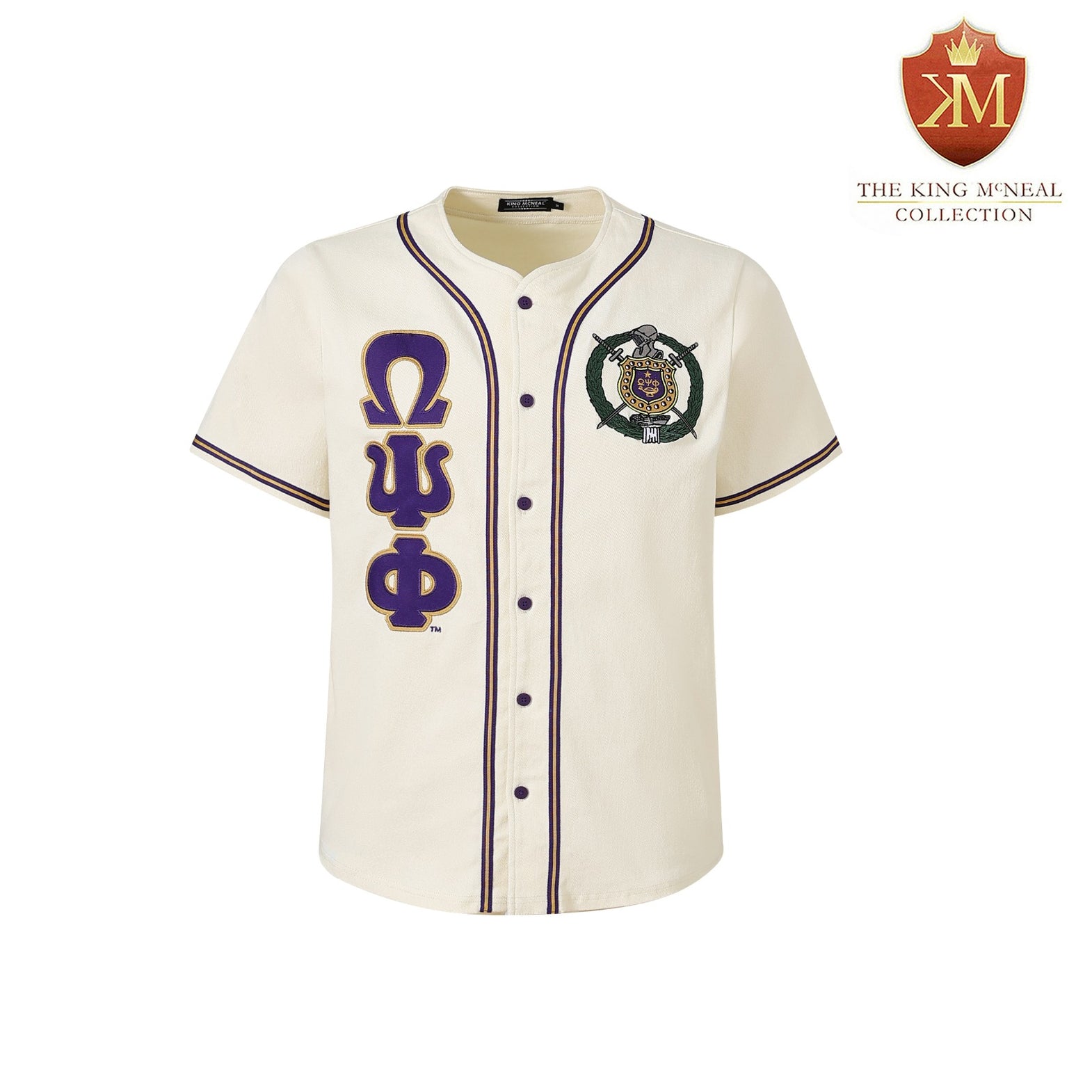 Omega Psi Phi Pinstripe Baseball Jersey – The King McNeal Collection