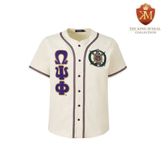 Omega Neutral Button-Up Baseball Jersey