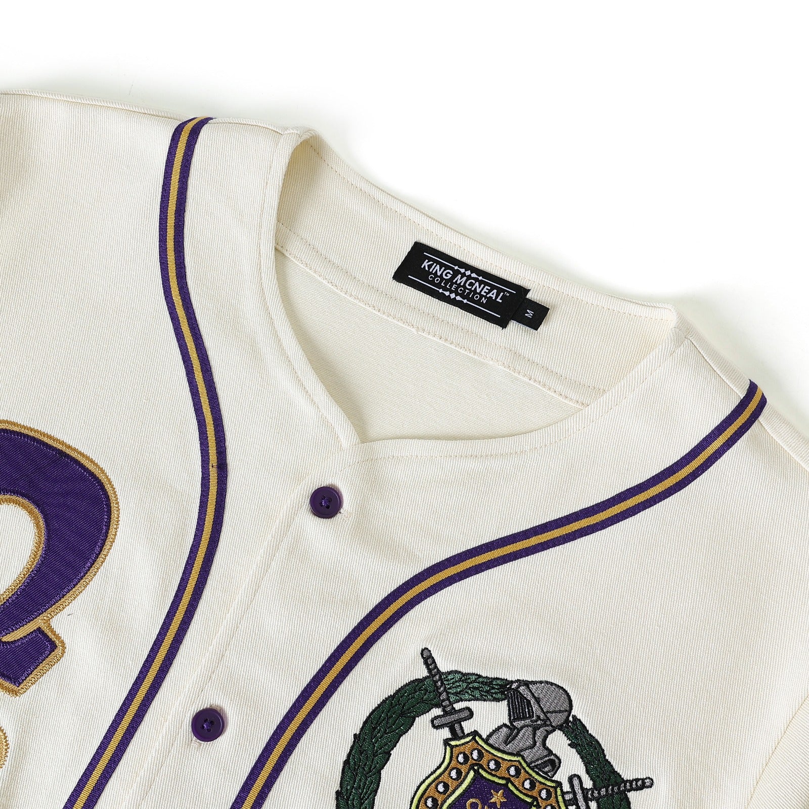 Omega Neutral Button-Up Baseball Jersey