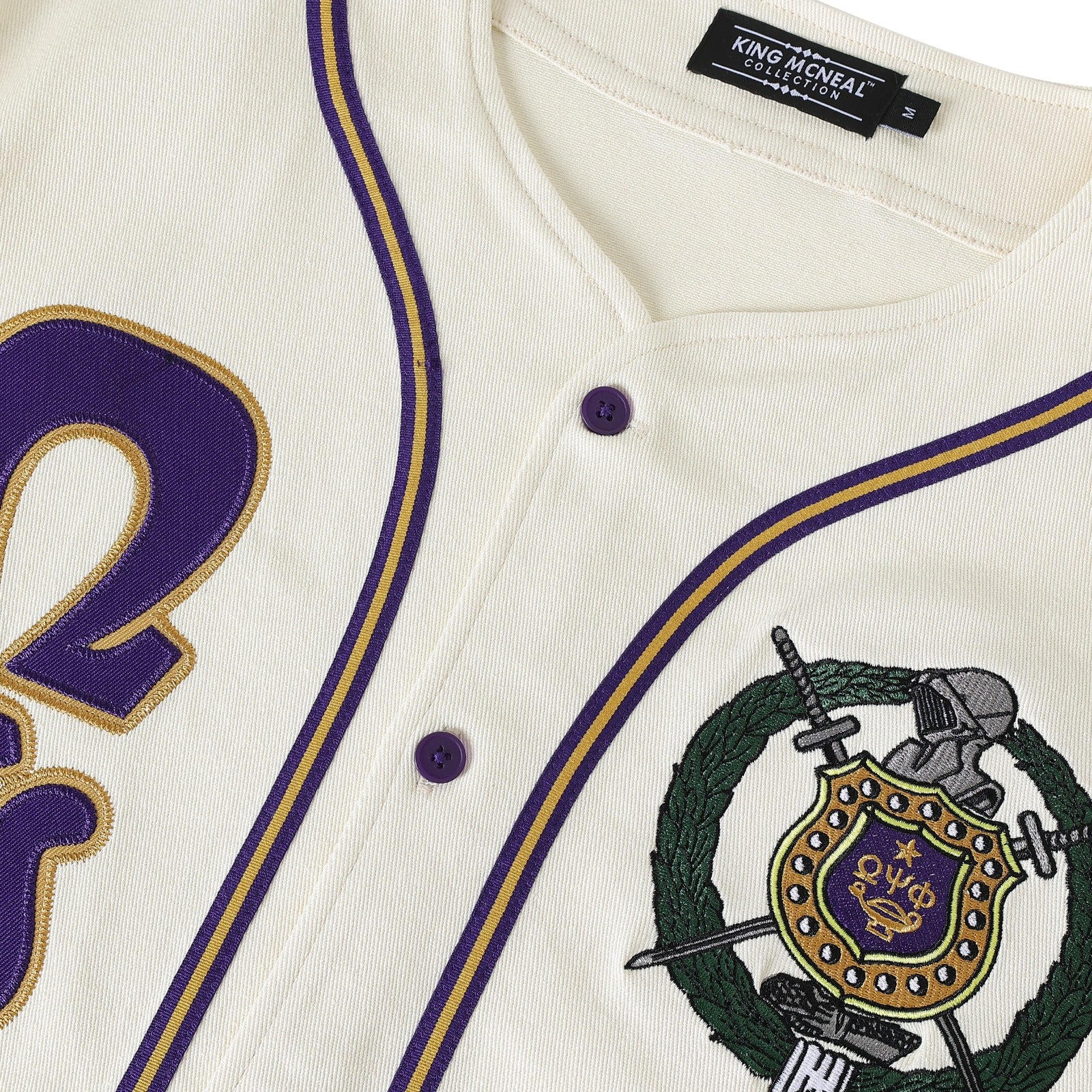 Omega Neutral Button-Up Baseball Jersey