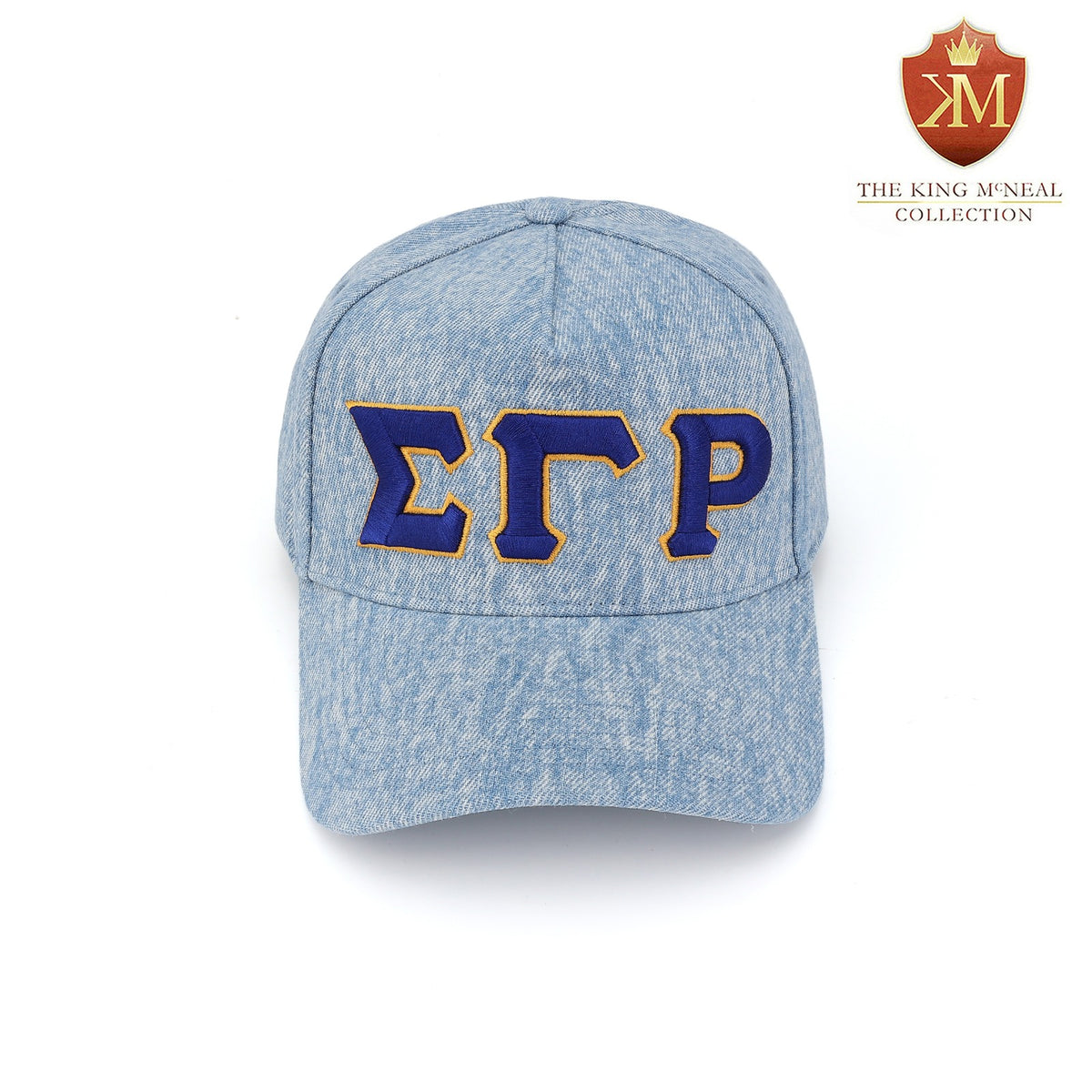 SGRho Light Denim Letter Snapback Hat