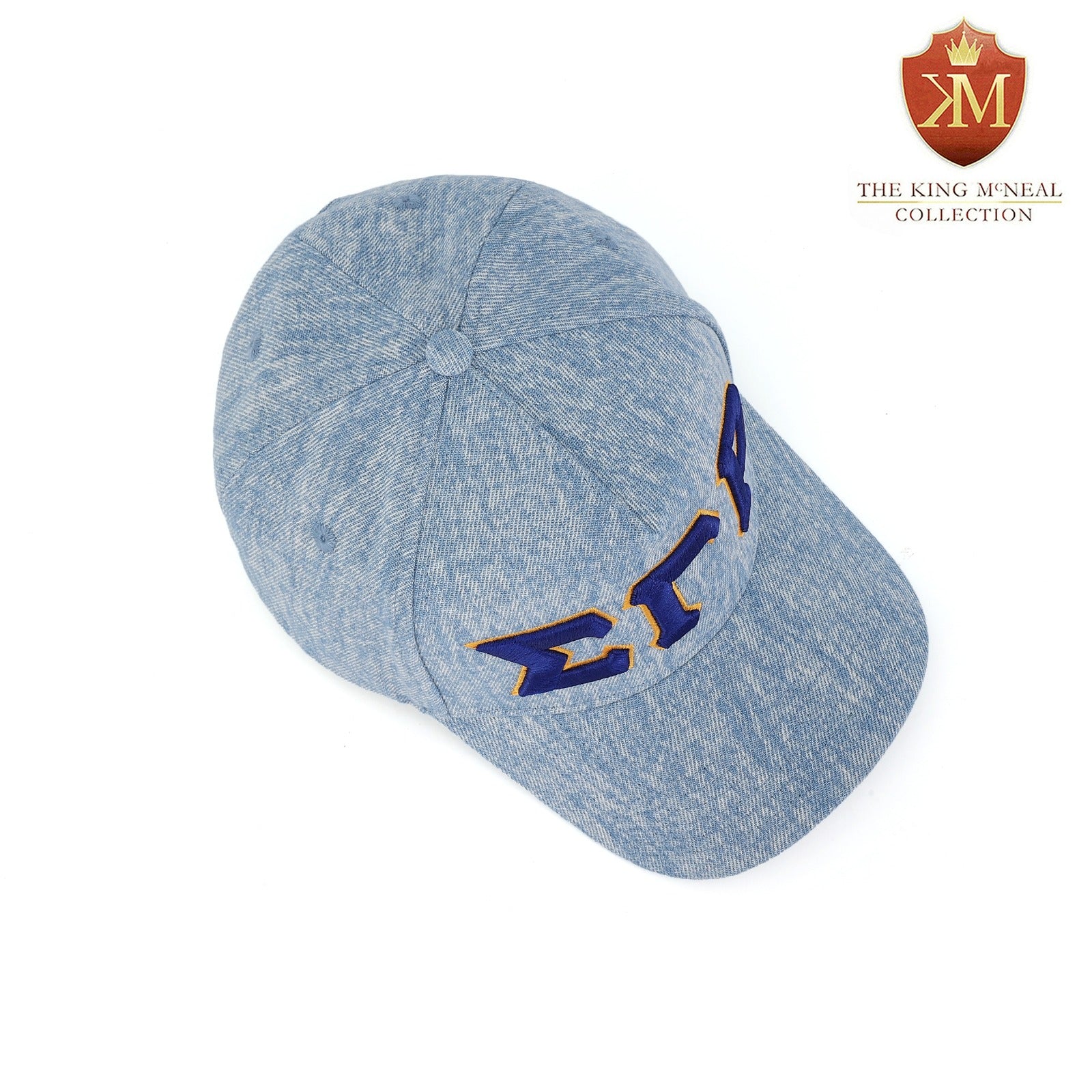 SGRho Light Denim Letter Snapback Hat