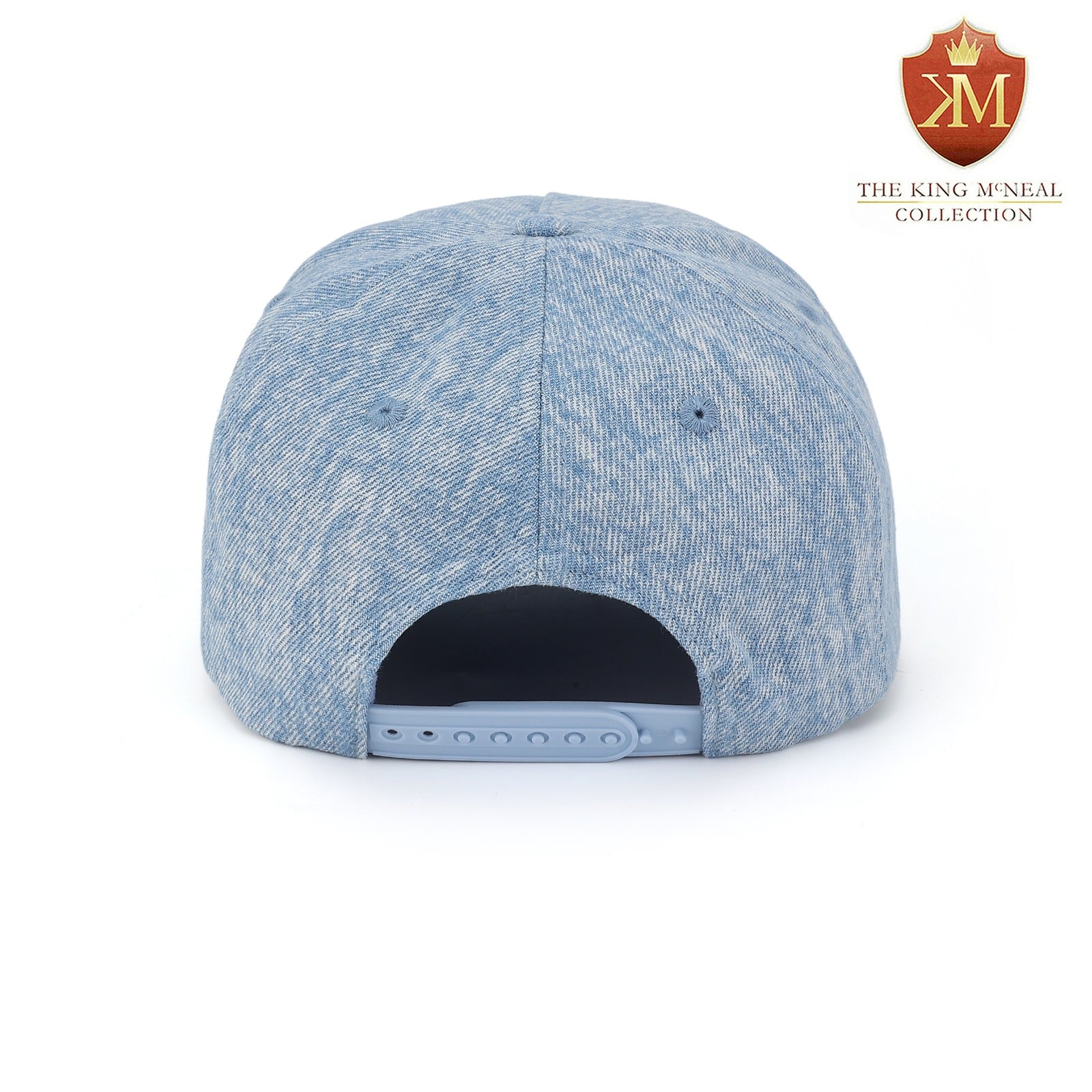 SGRho Light Denim Letter Snapback Hat