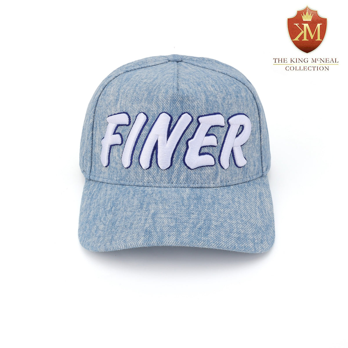 Zeta Light Denim FINER Snapback Hat