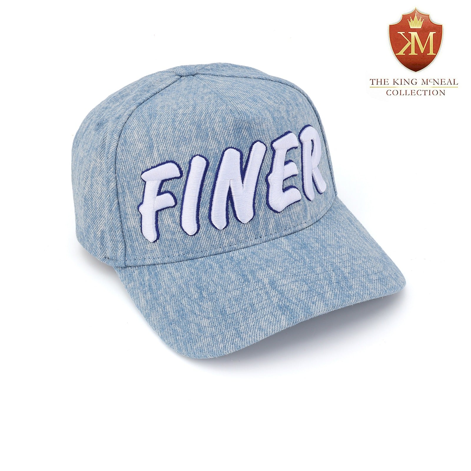 Zeta Light Denim FINER Snapback Hat