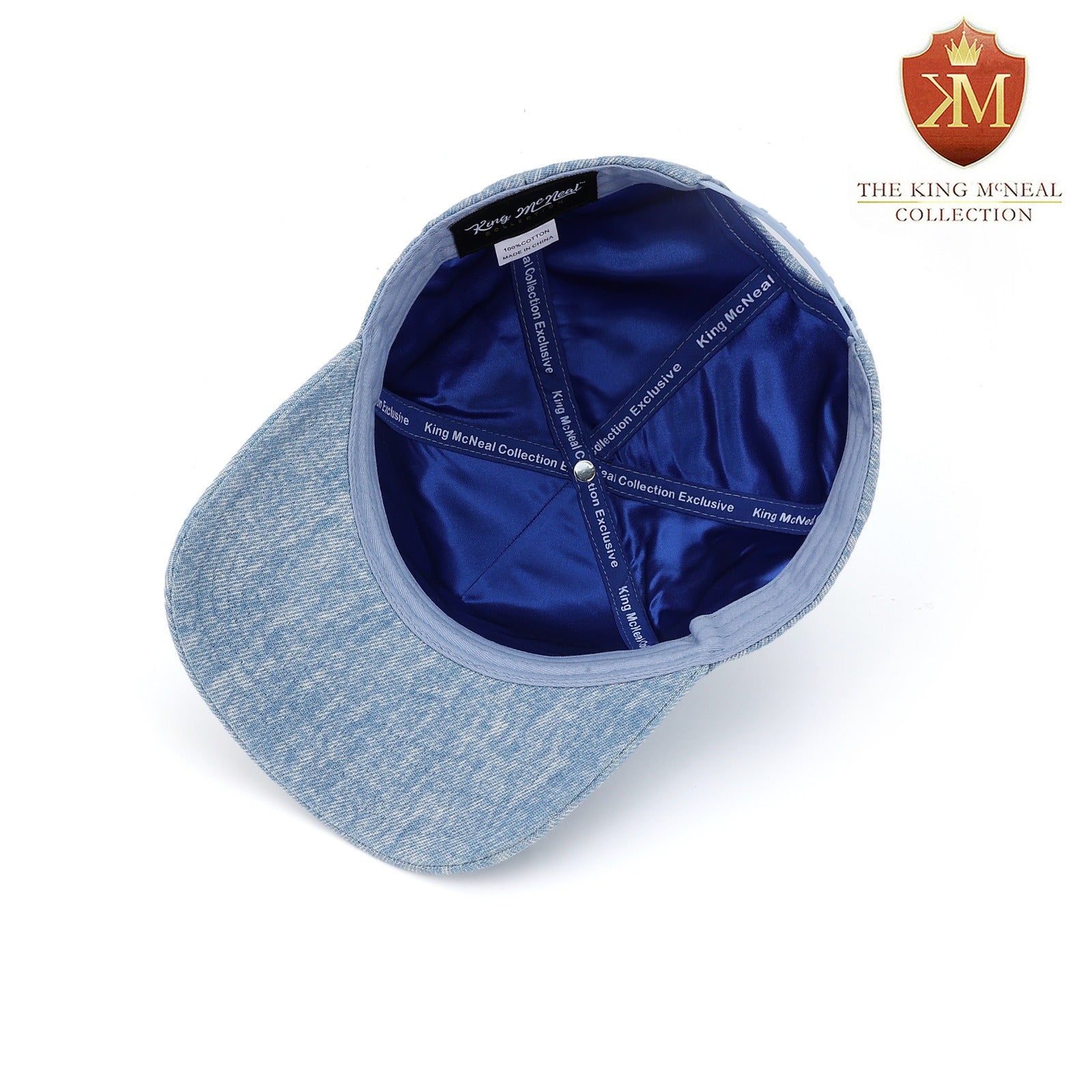 Zeta Light Denim FINER Snapback Hat