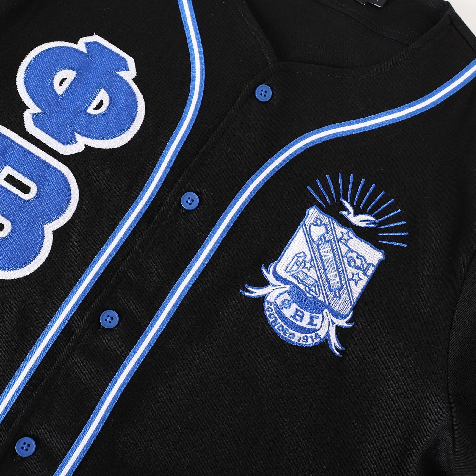 Sigma Black Baseball Jersey