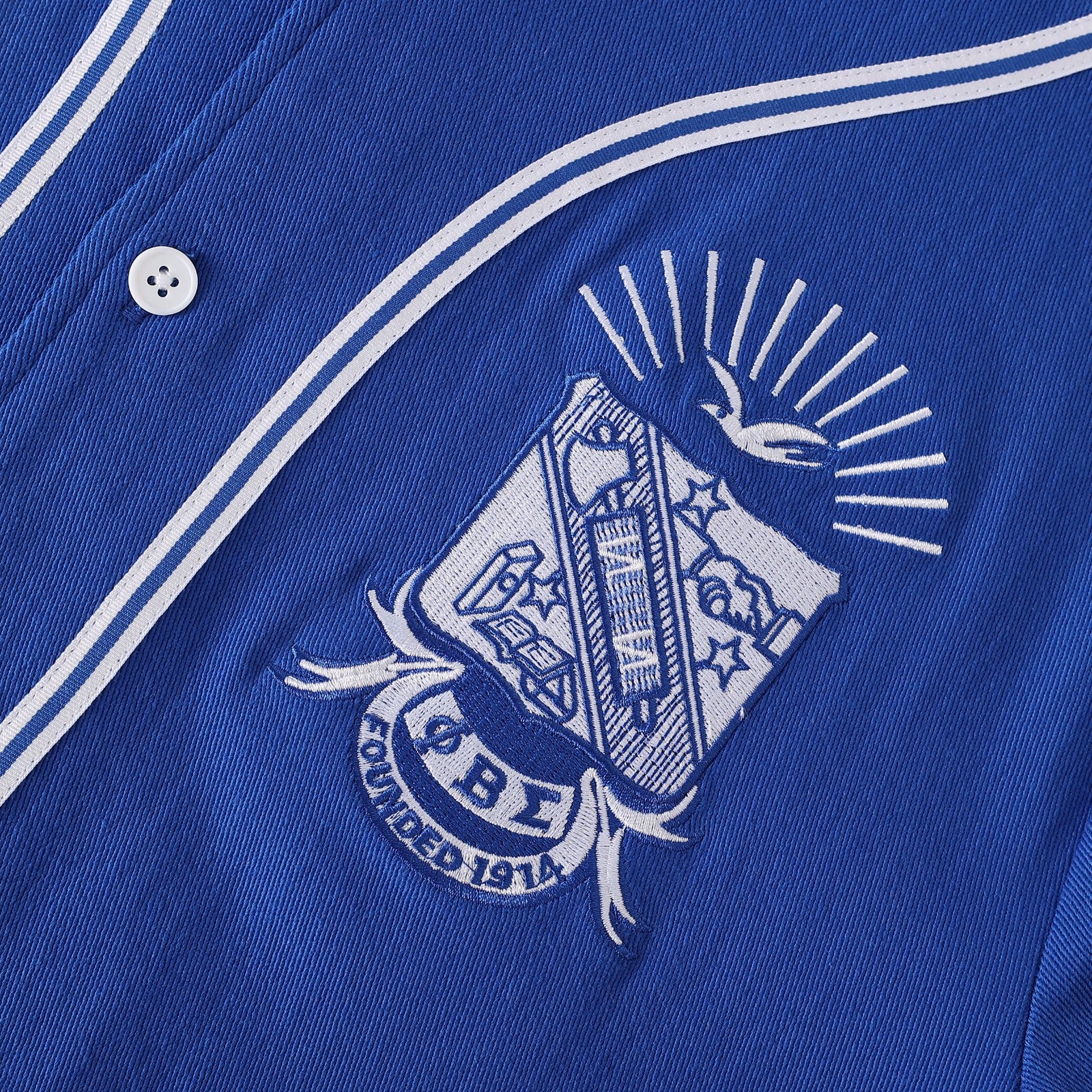 Sigma Blue Baseball Jersey