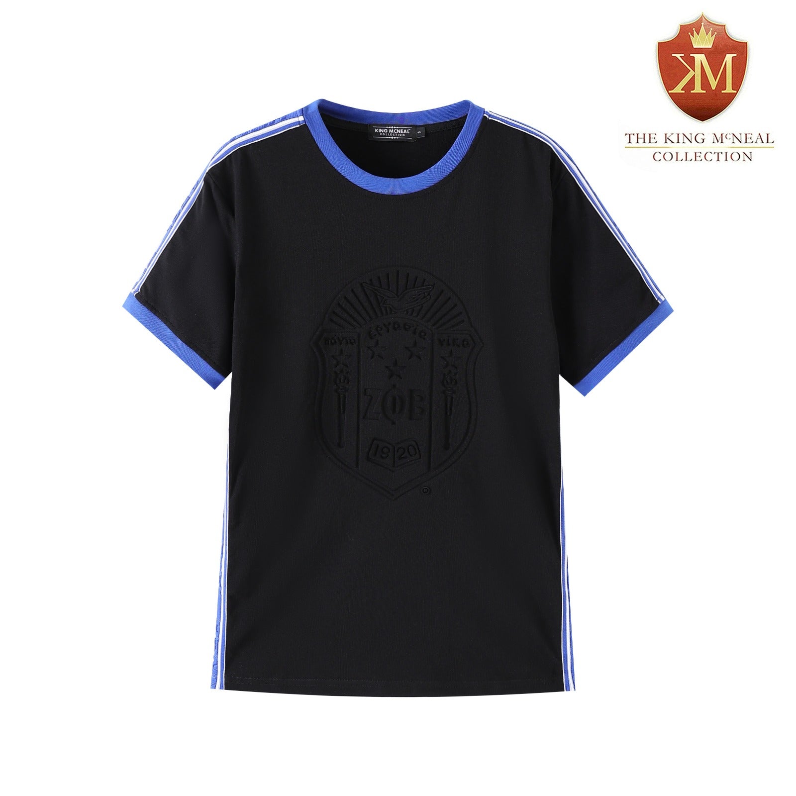 Zeta Premium Black Embossed Shirt