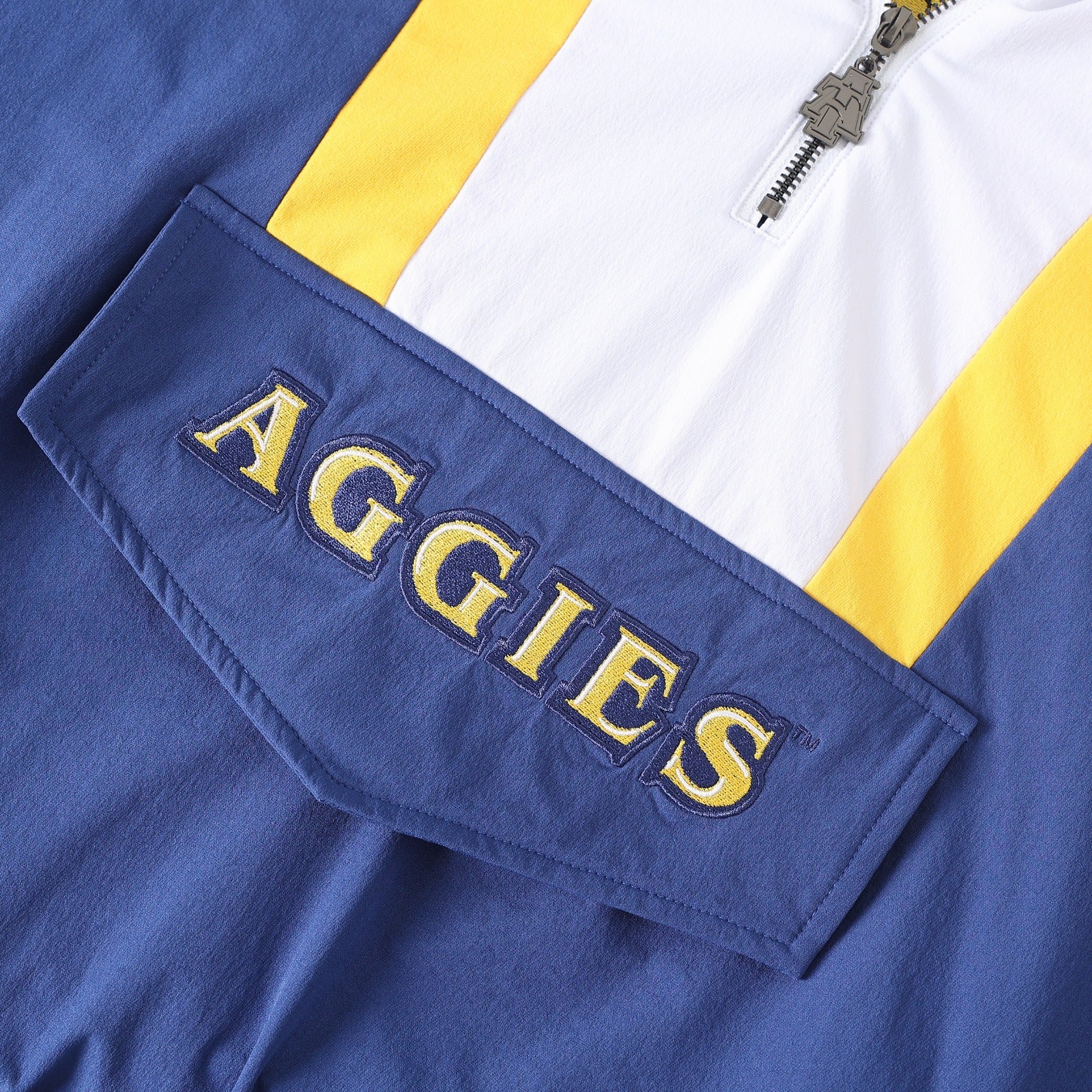 North Carolina A&T Blue Windbreaker Tech Pullover