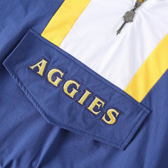 North Carolina A&T Blue Windbreaker Tech Pullover