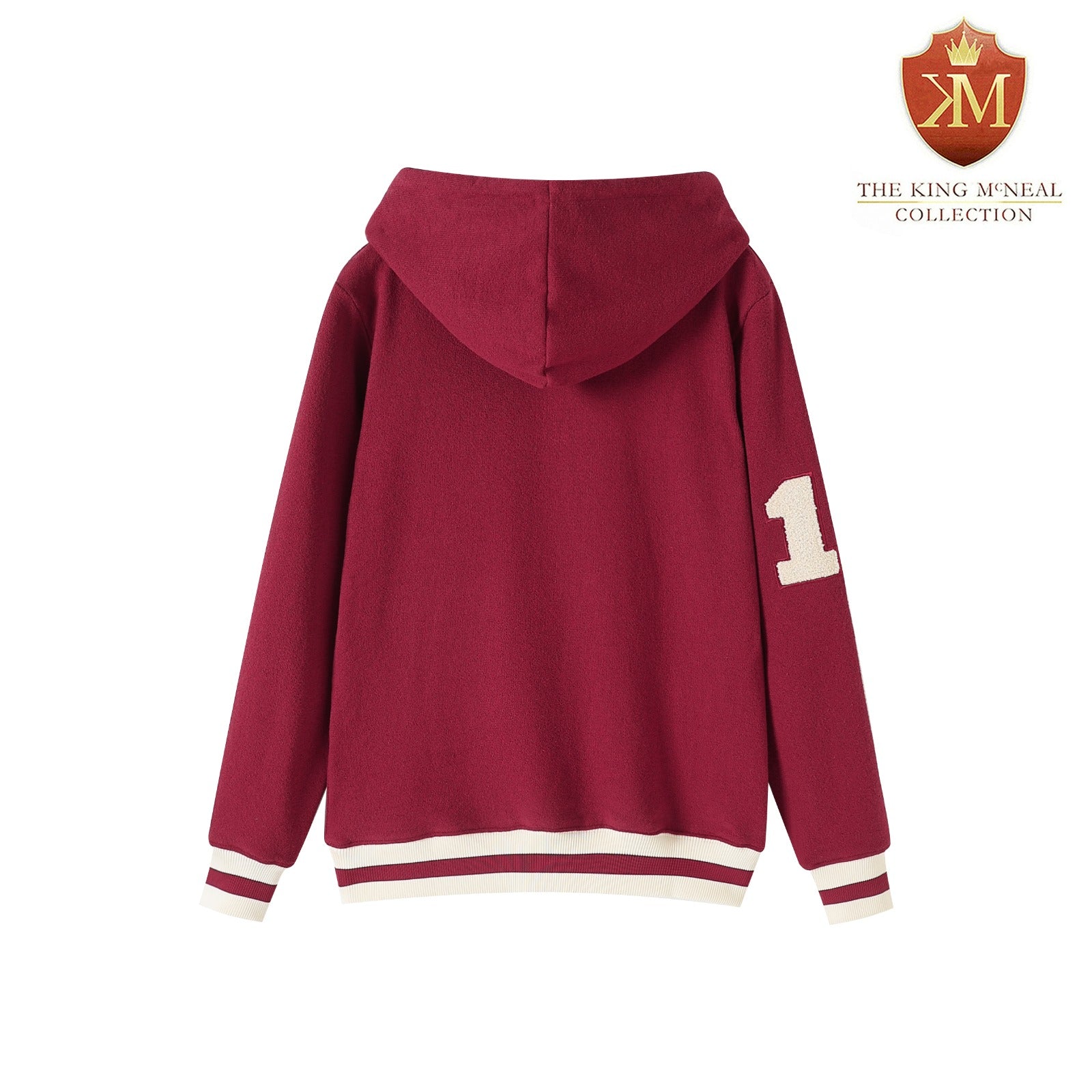 Delta Crimson Qtr Button-Up Hoodie (Unisex)