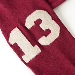 Delta Crimson Qtr Button-Up Hoodie (Unisex)