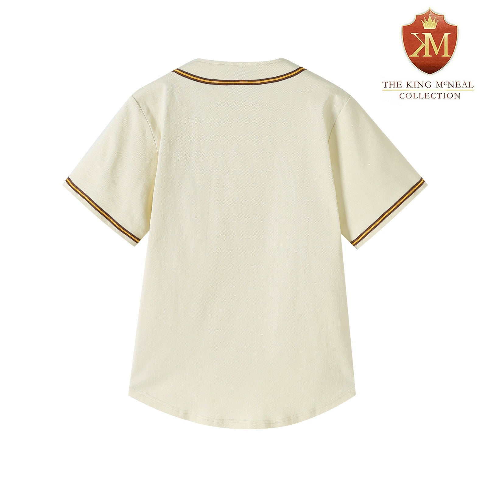 Iota Neutral Button-Up Baseball Jersey