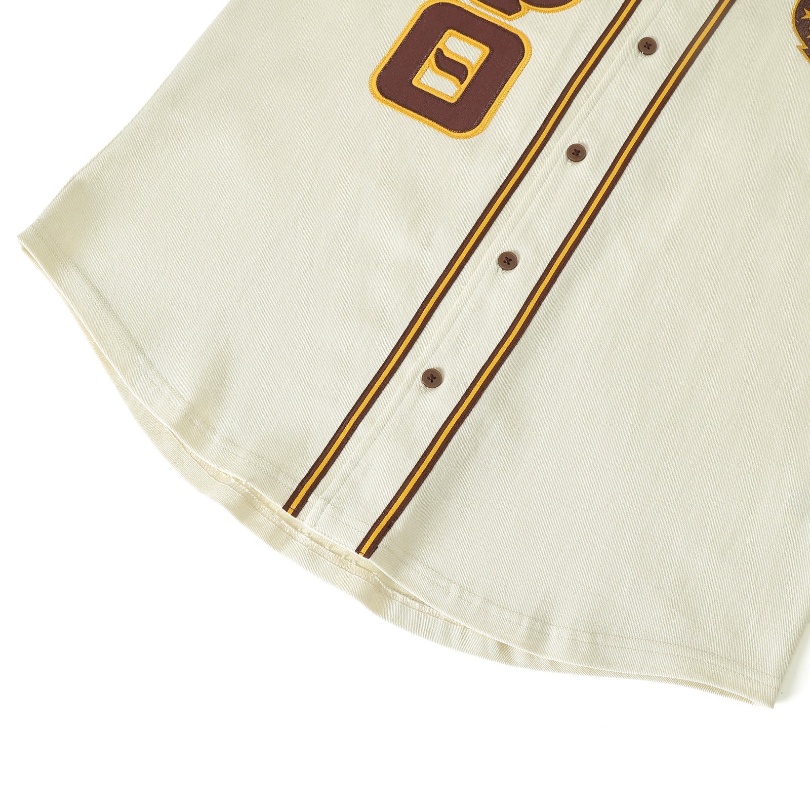 Iota Neutral Button-Up Baseball Jersey