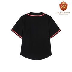 Delta Black Button Up Baseball Jersey